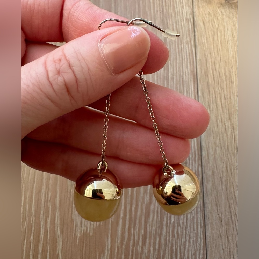Ann Taylor Ball Drop Earrings